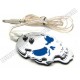 Slim Skull Foot Pedal (Blue)