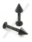 Black Steel Cone Labret