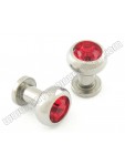 4mm Disc Dermal Anchors with Gem (5pcs)