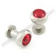 4mm Disc Dermal Anchors with Gem (5pcs)