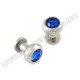 4mm Disc Dermal Anchors with Gem (5pcs)