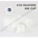 Silicone tattoo ink cups