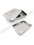 E-large Stainless Steel Tray with lid