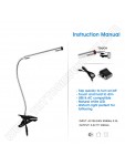 TATTECH Gooseneck Led Clip Lamp