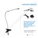 TATTECH Gooseneck Led Clip Lamp