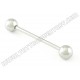 Stainless Steel Straight Barbell
